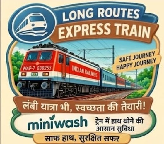 MINIWASH for express train travel